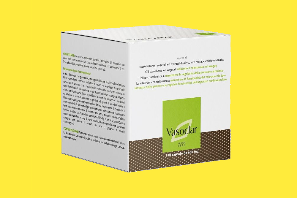 Immagine della confezione di vasoclar da 120 capsule
